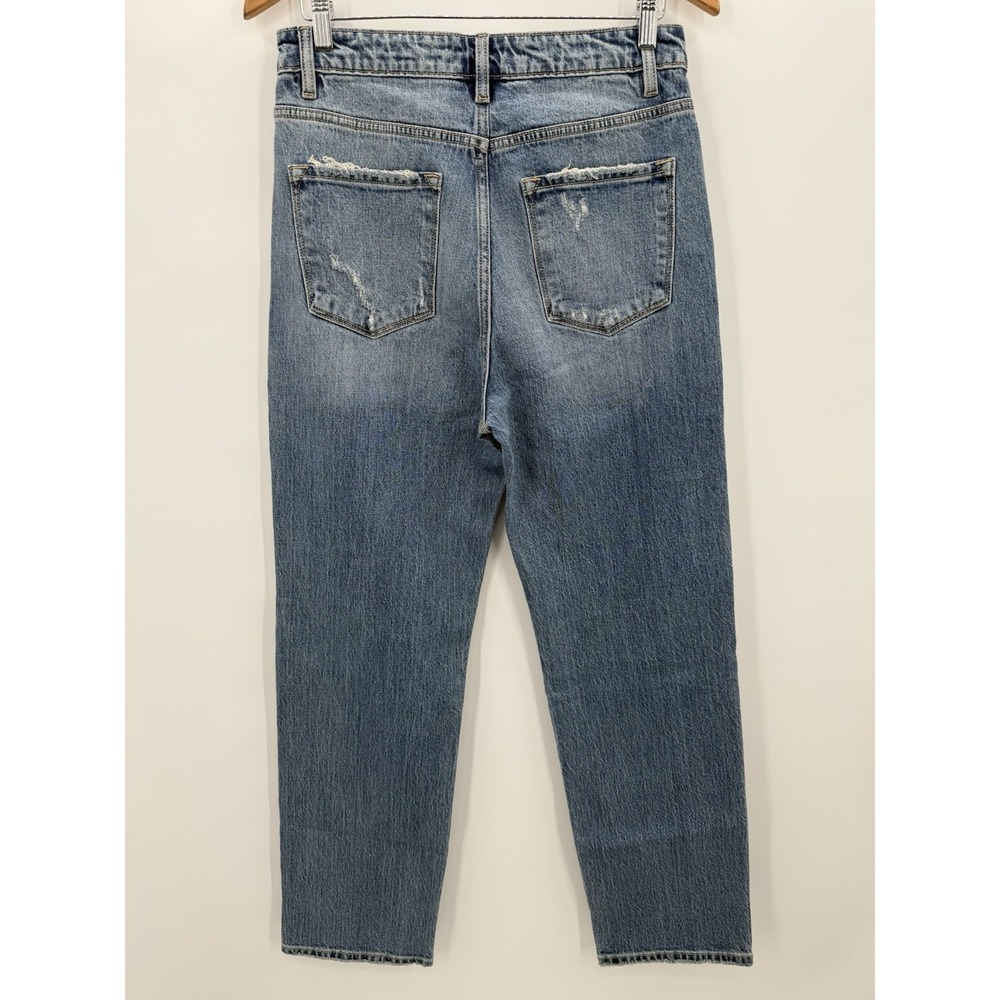 KanCan 90's Flare Jeans Distressed Womens‎ Size 28 Ultra High Rise Button Fly - Picture 3 of 6